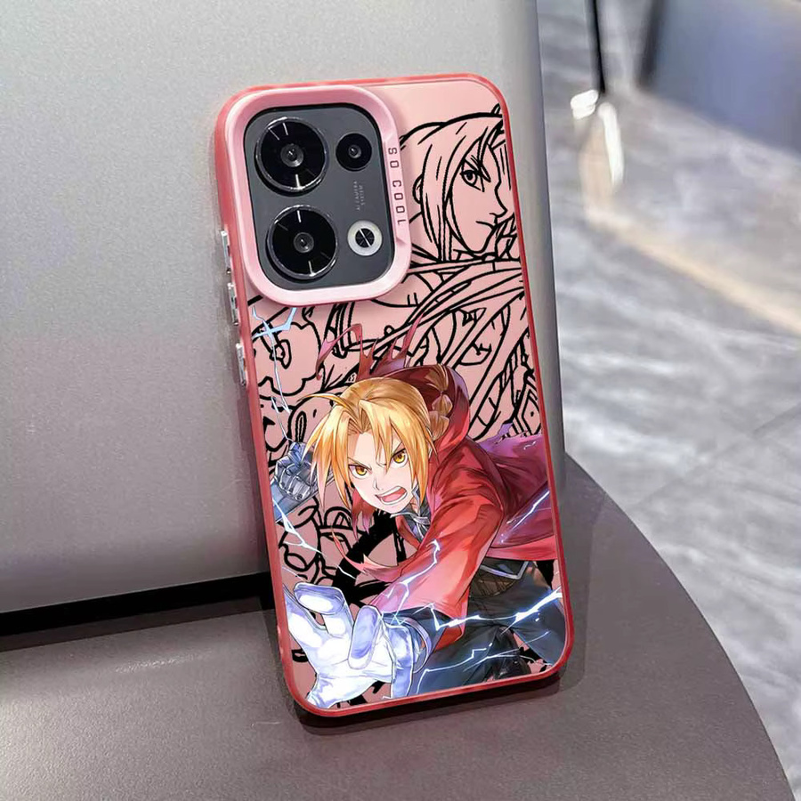 Bunte Silikon-Handyhülle im Fullmetal Alchemist Anime Design für Xiaomi und POCO Modelle - Bild 4