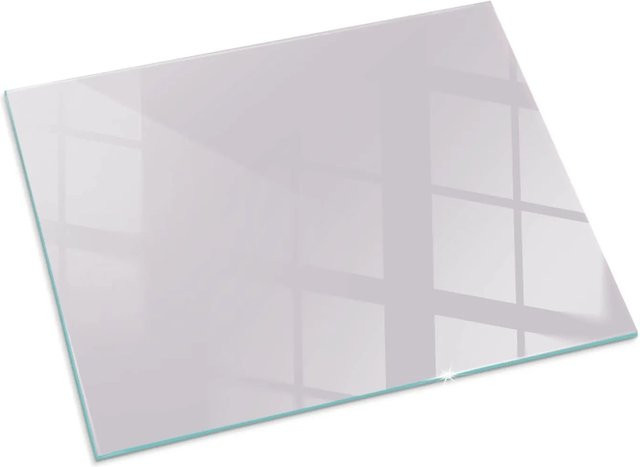 Tulup Funkenschutzplatte aus Glas für Kamin und Öfen, Farbe Lila, Breite: 80 cm, Höhe: 60 cm - Bild 1