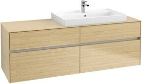 Villeroy & Boch Waschtischunterschrank Collaro in Eiche Nord, B/H/T: 160 x 54,8 x 50 cm - Bild 1