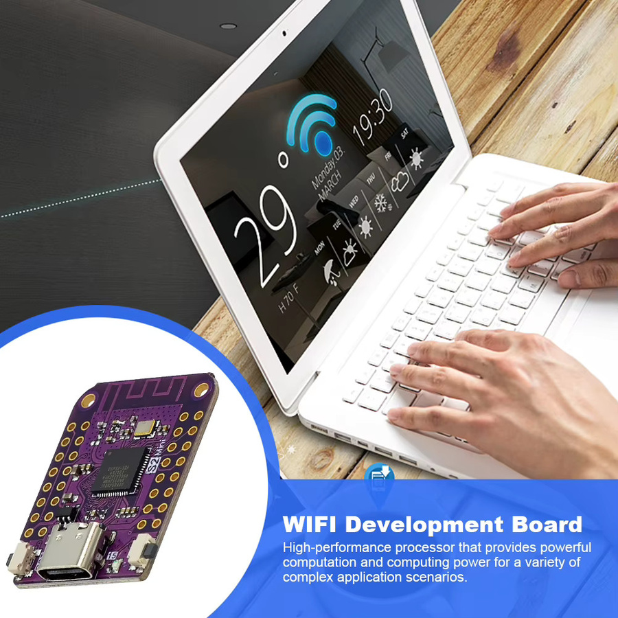 Espressif ESP32-S2 Mini V1.0.0 WiFi Modul Entwicklungsboard in Purple mit 4MB Flash und 2MB PSRAM - Bild 2