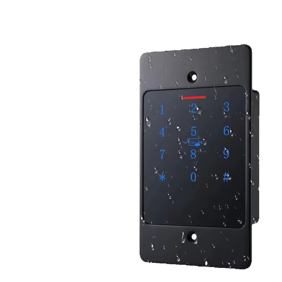 LUCKING DOOR H5 WLAN Zugangskontrolle mit Tuya App Unterstützung, RFID-Tastatur aus Metall, IP67 Wasserdicht, Schwarz, Einbauinstallation - Bild 5