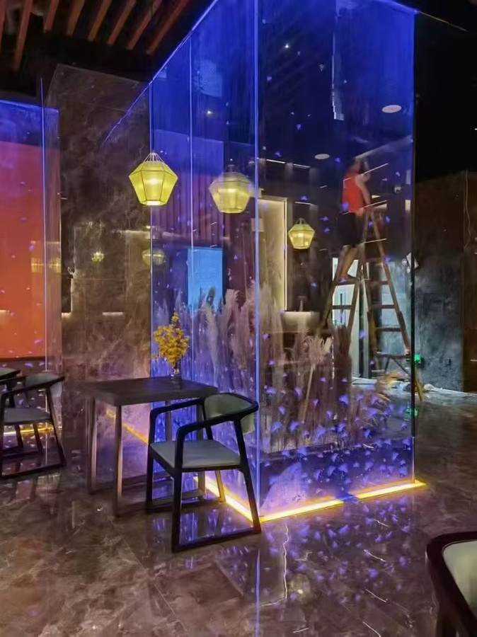 OIMG Ultradünner Transparenter LED-Film-Bildschirm für kommerzielle Glasfenster HD-Videowand - Bild 5