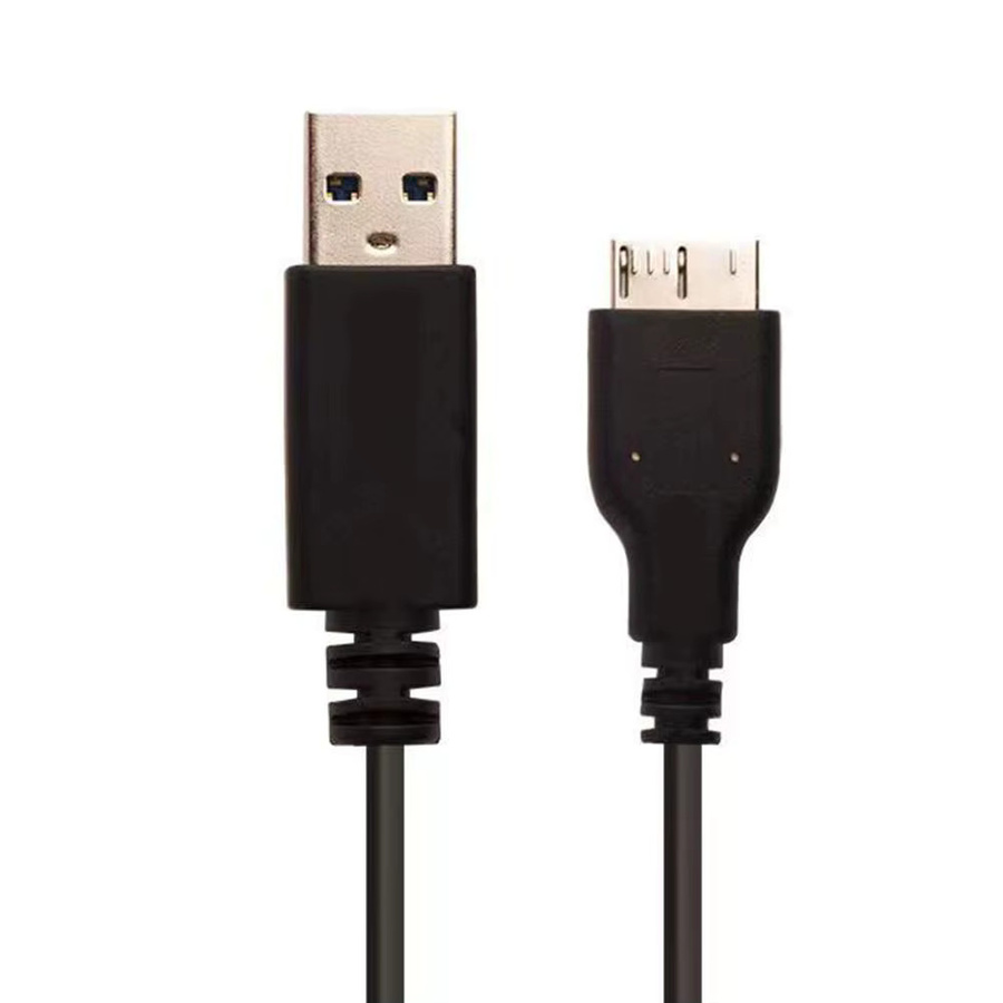 USB 3.0 Typ A auf USB 3.0 Micro B Adapterkabel für externe Festplatten HDD in Schwarz - Bild 2