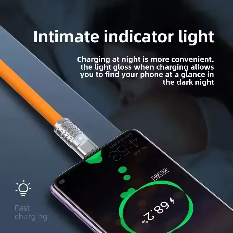 Xiaomi USB-C auf USB-C Schnellladekabel aus Flüssigsilikon mit 120W und 10A PD-Unterstützung - Bild 2