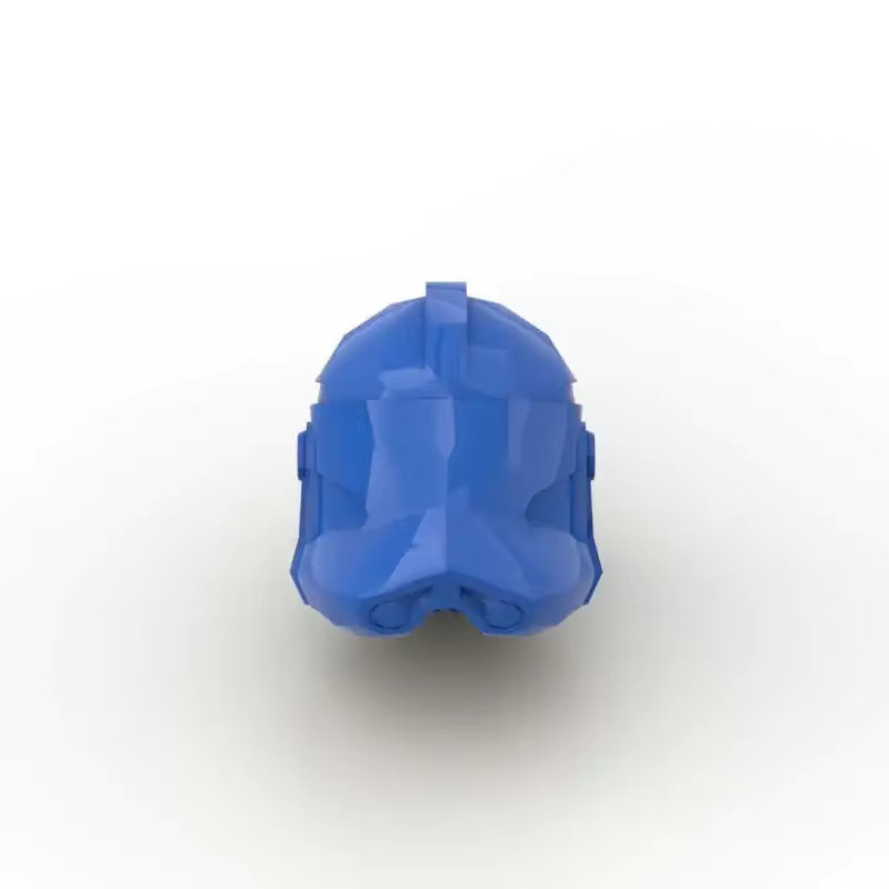SixBricks Star Wars Soldat Kopfbedeckung Helm, 10-teiliges Set, Weiß - Bild 1
