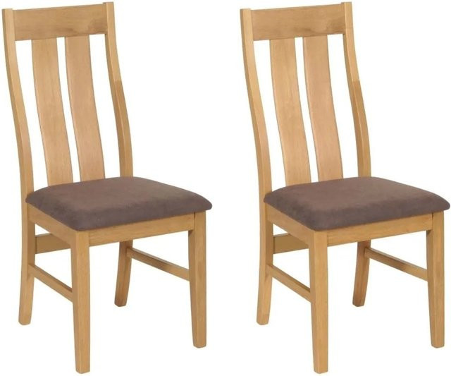 MCW Esszimmerstuhl M58 2er-Set Taupe mit hellem Gestell - Bild 1