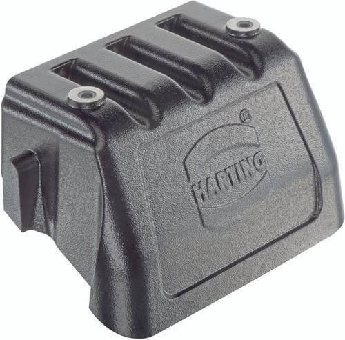HARTING Abdeckkappe 09401340601 in Schwarz aus Aluminium - Bild 1