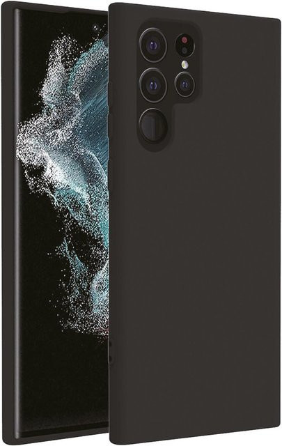 mHype Cover Schutzhülle für Galaxy S22 Ultra in Schwarz - Bild 1