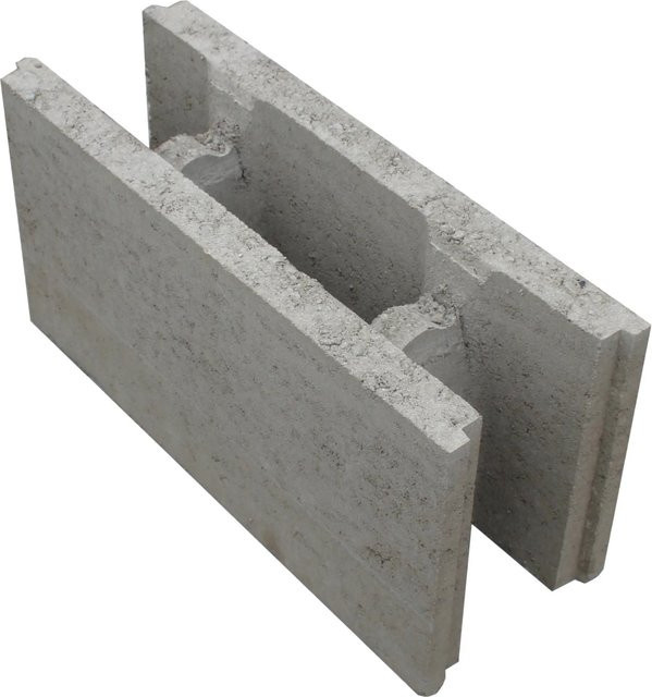 EHL Schalungsstein Mauerstein Beton Grau B/H/T: 50 x 25 x 11,5 cm - Bild 1