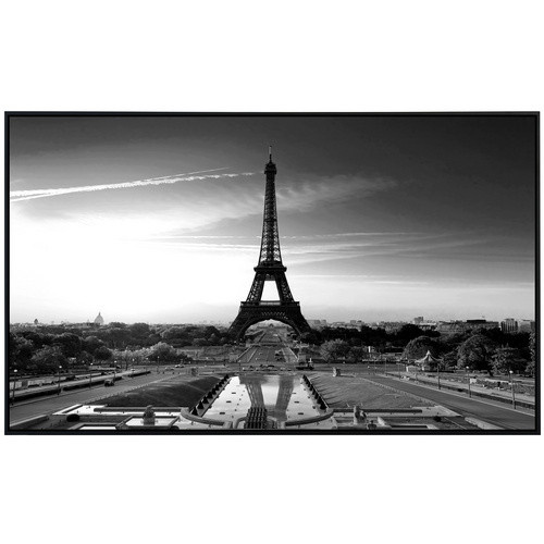 papermoon Infrarotheizung EcoHeat Paris Eiffelturm Schwarz Weiss mit Matt-Effekt und App-Steuerung - Bild 2