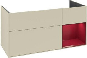 V&B Waschtischunterschrank Finion in Lackoptik, Breite: 119,6 cm, Tiefe: 49,8 cm - Bild 1