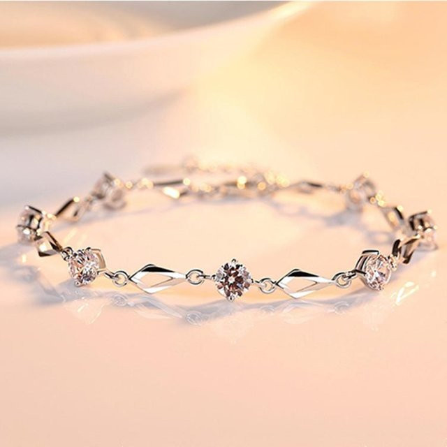 Lucky Star Jewelry Armband 925 Silber, Diamant, Zirkonia, Damen - Bild 1