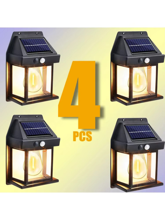 Heinast Solar LED Wandleuchte in Schwarz mit Dämmerungssensor für Garten und Haus - Bild 7