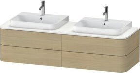 Duravit Waschtischunterschrank Happy D.2 Plus für Frauen, Breite: 160 cm, Tiefe: 55 cm, Höhe: 40,8 cm - Bild 1