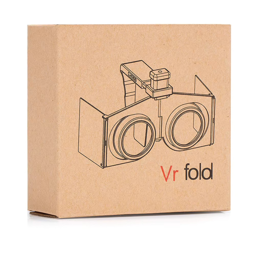 APWIKOGER Tragbare faltbare 3D-VR-Brille aus Kunststoff in Schwarz für Android und iOS - Bild 4