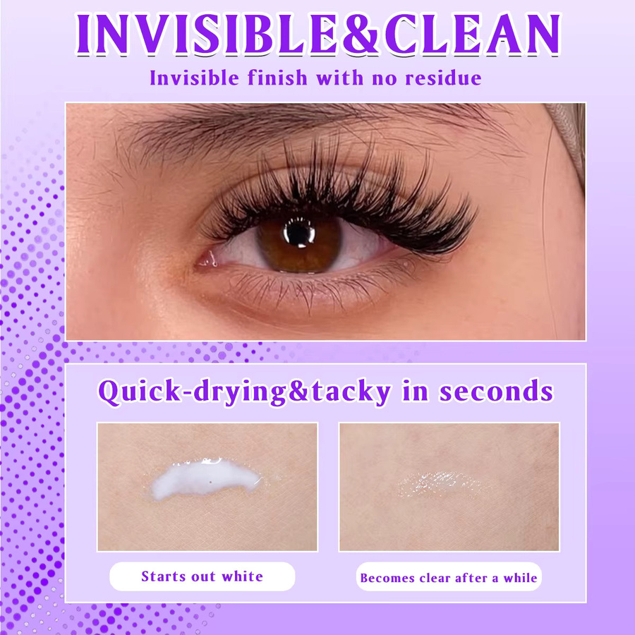 ISEEN Wimpernkleber, 5 ml, starker Halt, wasserdicht - Bild 2