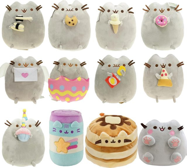 Pusheen Plüschfigur, Kawaii Donut-Einhorn, Stofftierpuppe, Bunt / Mehrfarbig - Bild 1