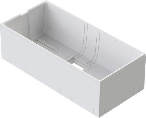 OTTOFOND Wannenträger in Weiß, B/T/H: 77 x 57 x 167 cm - Bild 1