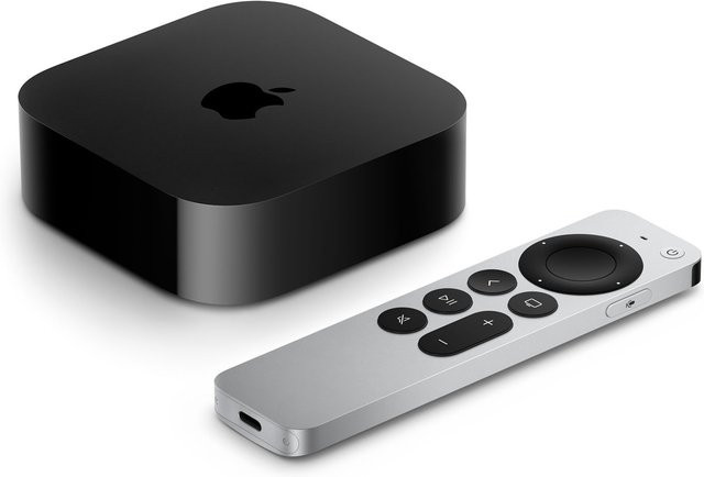 Apple TV 4K 3. Generation 2022 Streaming-Client mit 128 GB Speicher, Wi-Fi und Ethernet, Schwarz - Bild 2