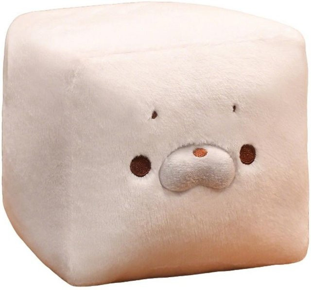 Yiran toy Tofu-Robben-Stofftier, Plüsch / Textil, ab 3 Jahre, weiß - Bild 1