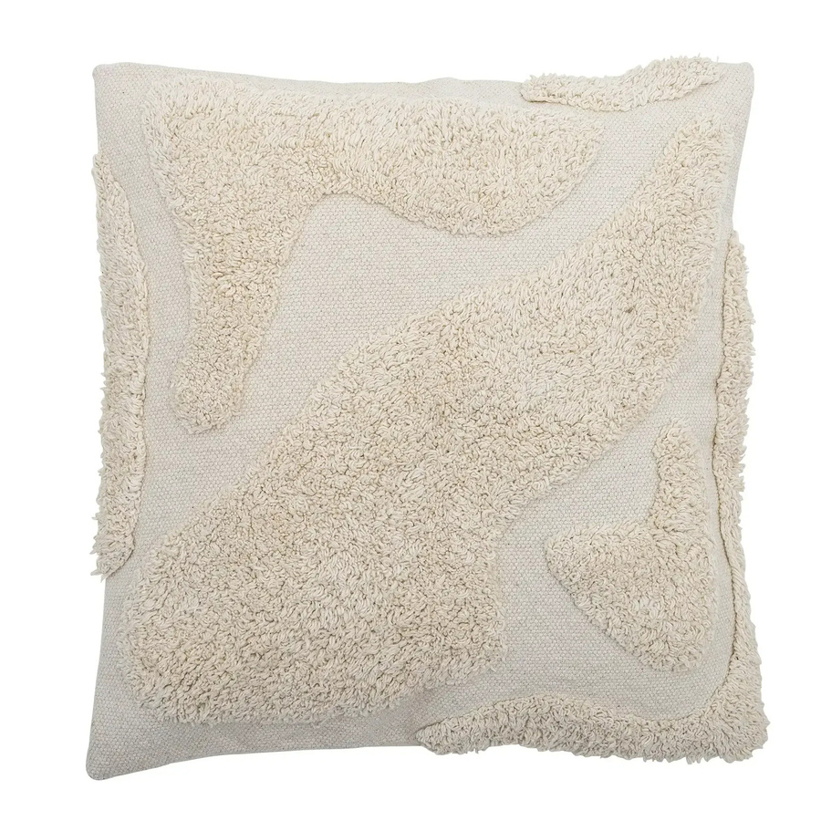 Bloomingville Kissen Canelli aus Baumwolle in Beige, B/B/H: 50 x 50 x 50 cm - Bild 1