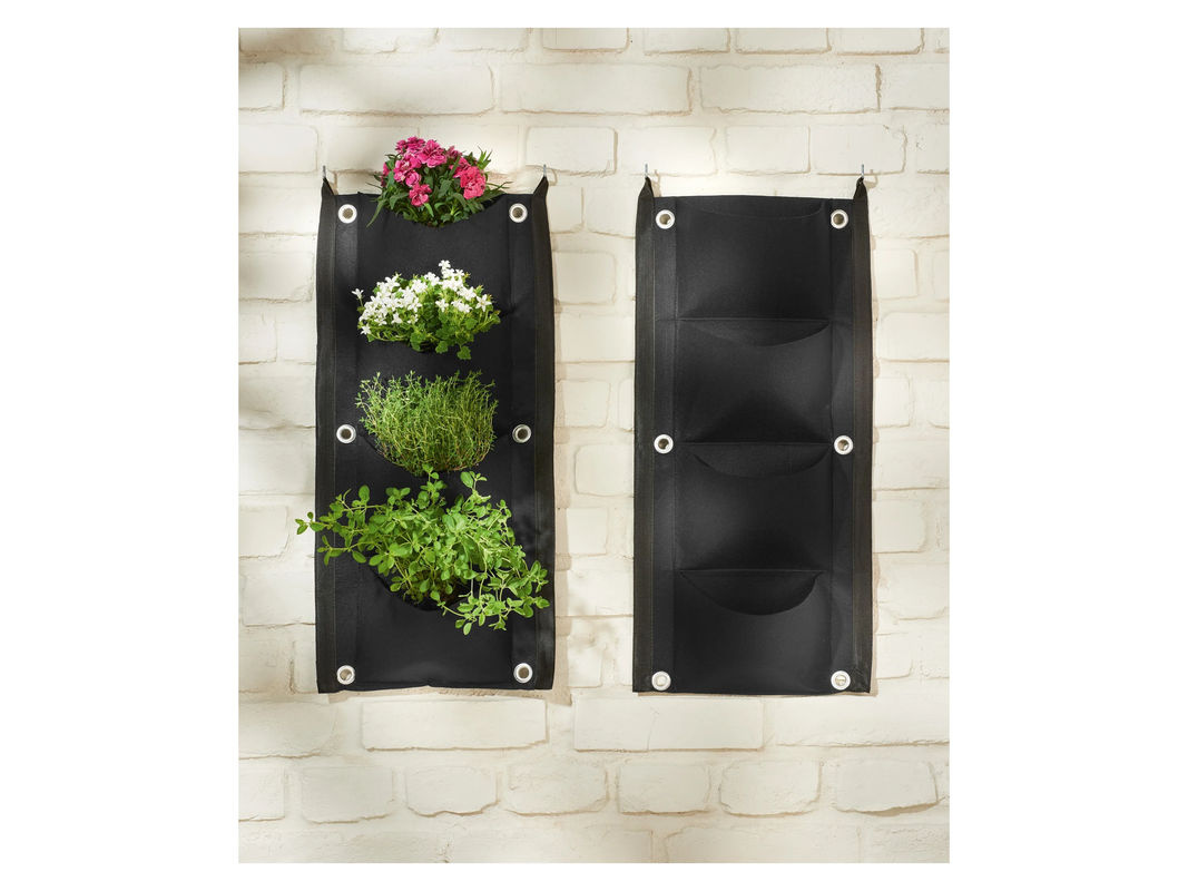 PARKSIDE Vlies-Pflanzsack Set 2-teilig Wand-Pflanzsack Schwarz - Bild 2