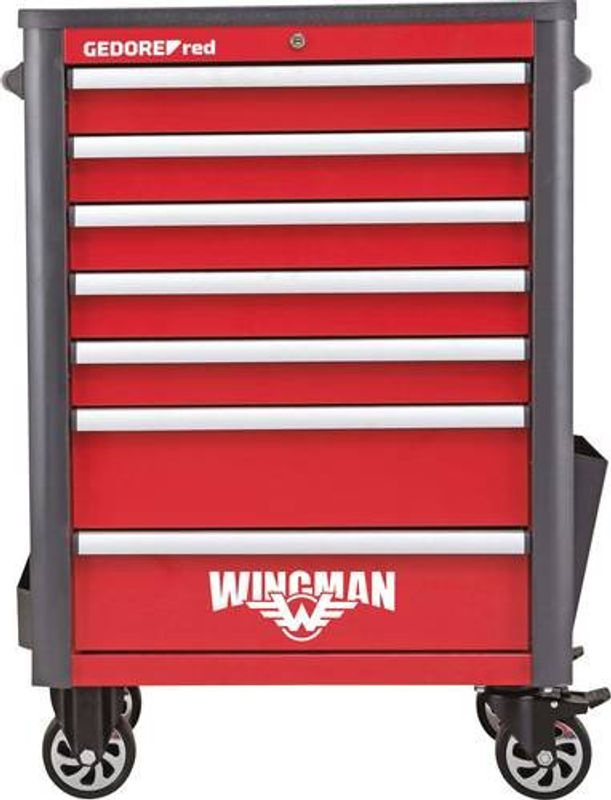 Gedore Red WINGMAN Werkstattwagen mit 7 Schubladen, Rot, B: 103,4 cm, T: 72,4 cm, H: 47,0 cm - Bild 2