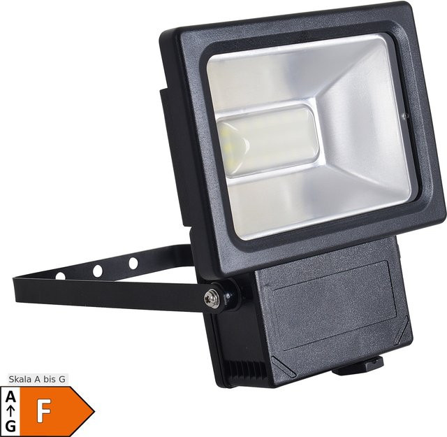 Näve LED-Außenleuchte Strahler Schwarz B/H/T: 22,7 x 17 x 6,7 cm - Bild 1