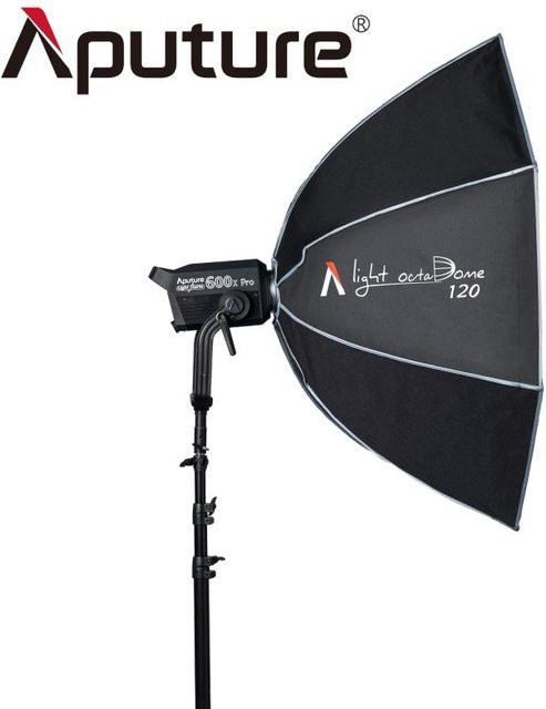Aputure Light Octadome 120 Softbox für Studiobeleuchtung in Schwarz und Silber - Bild 1