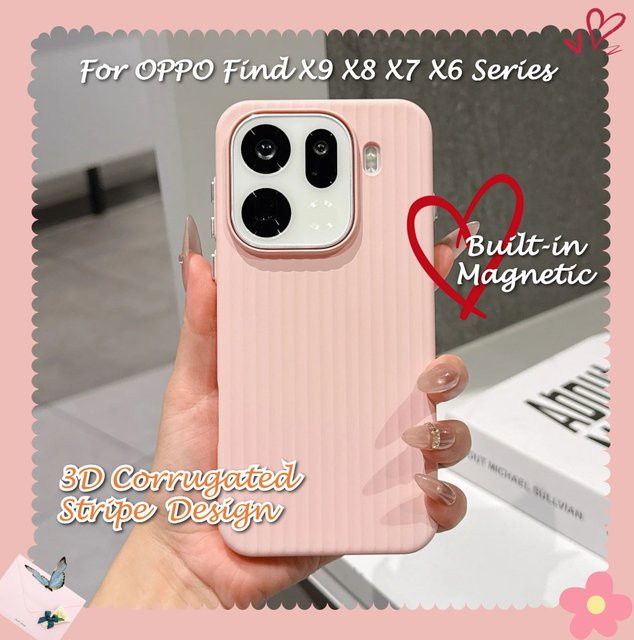 Schutzhülle für OPPO Find X9 X8s Plus Pro X7 X6 Ultra, magnetische 3D-Hülle in Schwarz, sturzsicher und kabelloses Laden unterstützt - Bild 1
