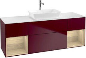 V&B Waschtischunterschrank Finion mit Wandbeleuchtung, Breite: 160 cm, Tiefe: 50,1 cm, Höhe: 50,1 cm - Bild 1