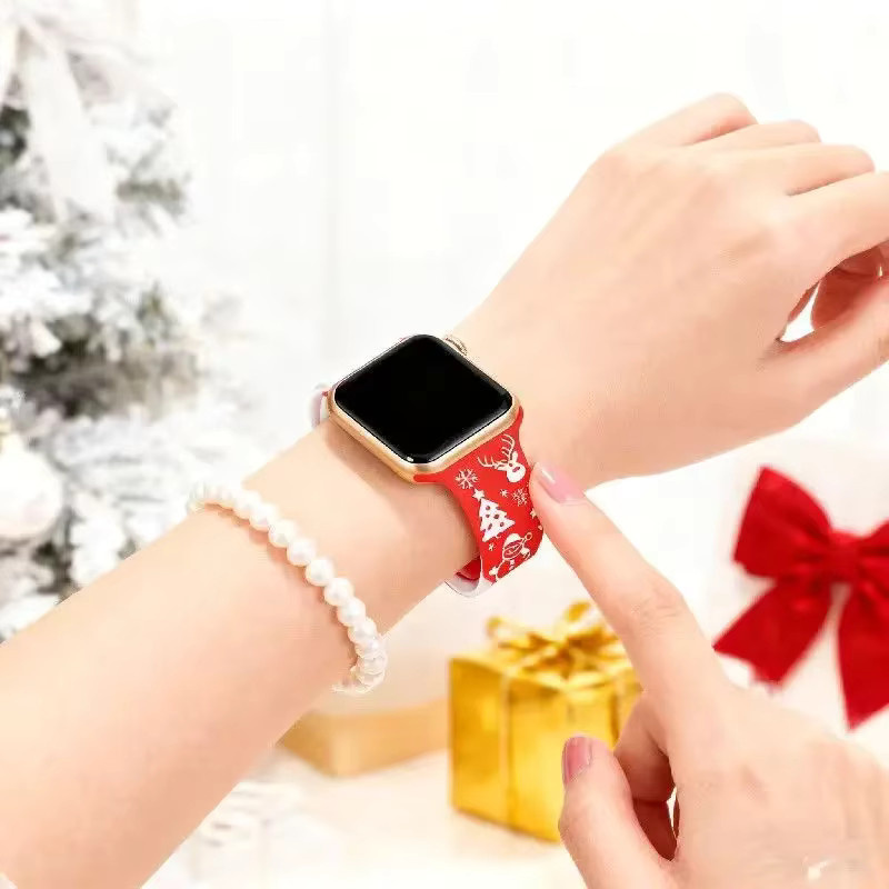 Uhrenarmband Silikon, Graviert, Bunt, Unisex - Bild 3