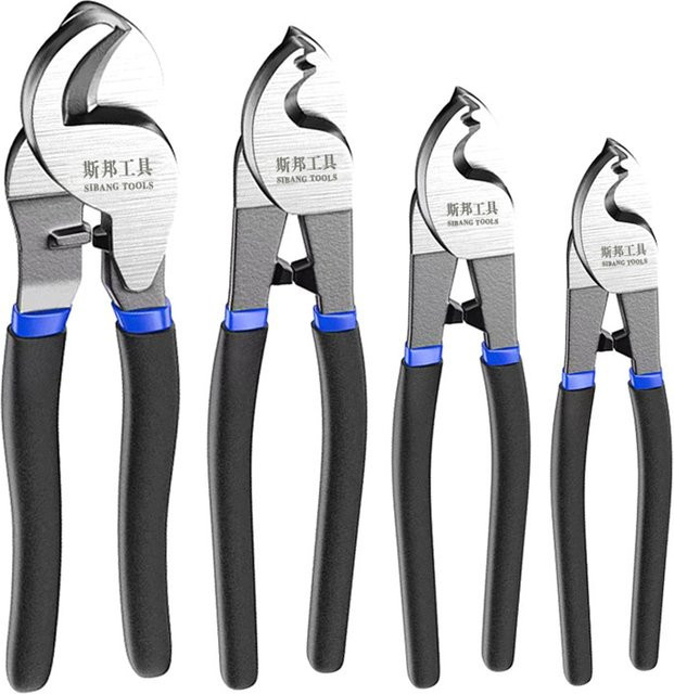WOZOBUY Kabelschneider für Kupfer- und Aluminiumschnitte, professionelle Kabelschere in Silber - Bild 1