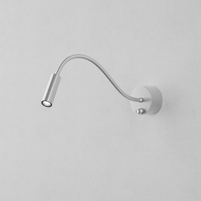 DLS Lighting Zooom T Flex LED-Wandleseleuchte in Silber mit warmweißem Licht (3000K) - Bild 1