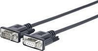 VivoLink Pro RS232 Kabel M - F in Schwarz, Länge: 10 m - Bild 1