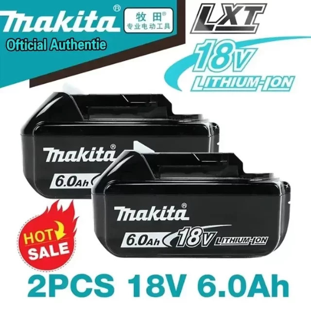 Makita Ersatz-Lithium-Akku 18V für BL1840 BL1830B BL1850B BL1850 BL1860 BL1815 in Schwarz mit 5Ah Kapazität - Bild 1