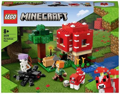 LEGO Minecraft Das Pilzhaus 21179 Set mit 272 Steinen für Kinder ab 8 Jahren - Bild 1