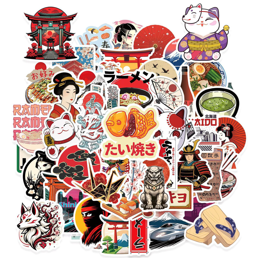 GOGOTU Japanische Kultur Graffiti-Aufkleber, 50 Stück - Bild 2