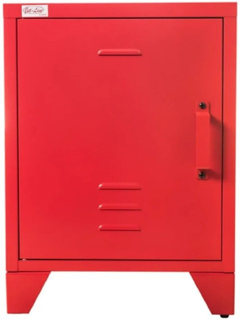 Jet-Line Stahlschrank Minskow im Industrie Design, Rot, B/T/H: 40 x 40 x 55 cm - Bild 1