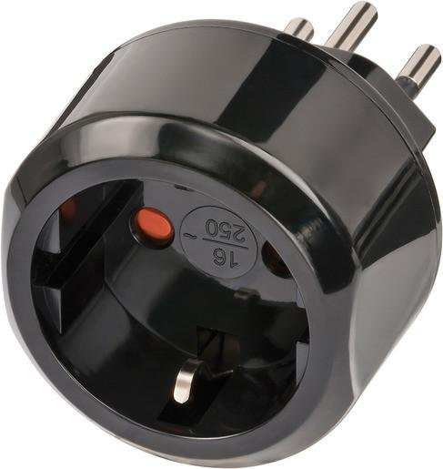 Brennenstuhl Reiseadapter Reisestecker in Schwarz - Bild 1
