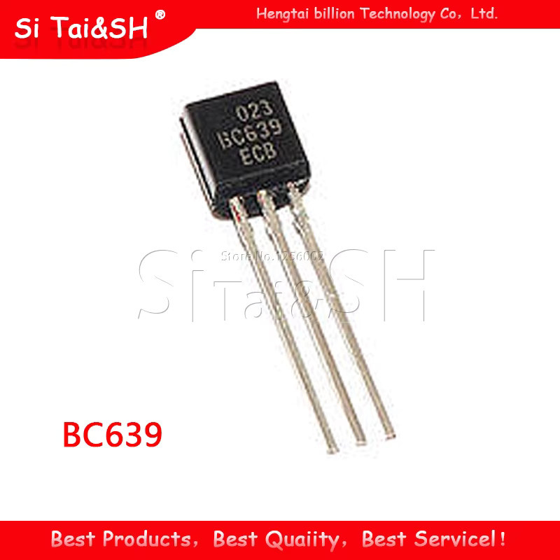 100 Stück BC639 bis-92 Trioden Transistoren von Si Tai&SH in Schwarz - Bild 2