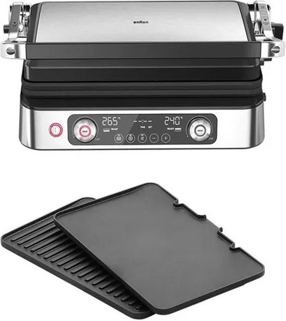 Braun Multigrill 9 Pro CG 9140 Kontaktgrill in Silber - Bild 1