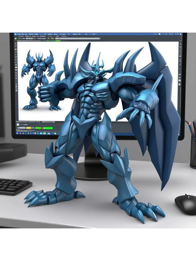 Bandai YuGiOh Obelisk, der Tormentor FRS, Actionfigur, Modellbausatz - Bild 4
