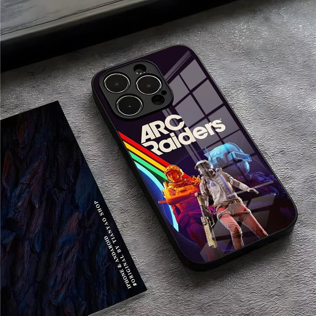 HOT GAME ARC Handyhülle mit Glasabdeckung für iPhone Modelle in Schwarz und Multicolour - Bild 1