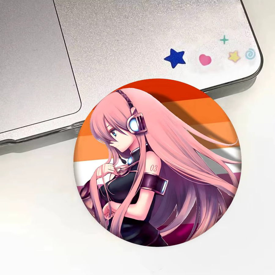 Bilibili Abzeichen-Brosche, Megurine Luka, Emaille, Unisex - Bild 6