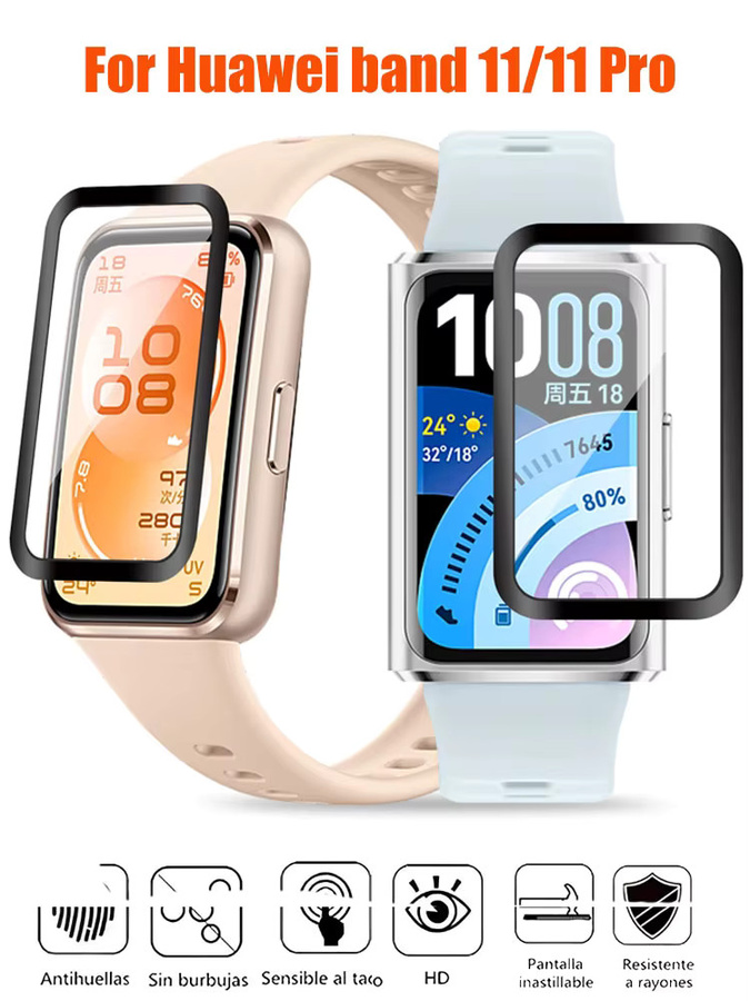 Displayschutzfolie Huawei Band 11/11 Pro, transparent, Unisex - Bild 7