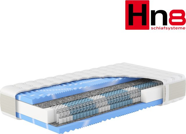 HN8 SCHLAFSYSTEME 7-Zonen Taschenfederkernmatratze Gelstar T-1000 mit Gelschaum, H3, B/T: 90 x 200 cm - Bild 1