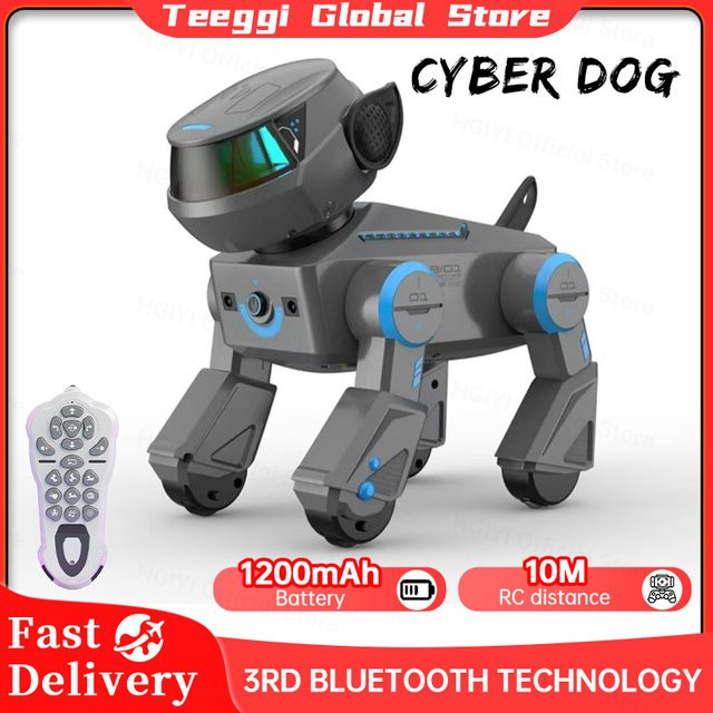 Teeggi Intelligenter RC-Roboterhund, mechanischer Hund, Lernspielzeug - Bild 1
