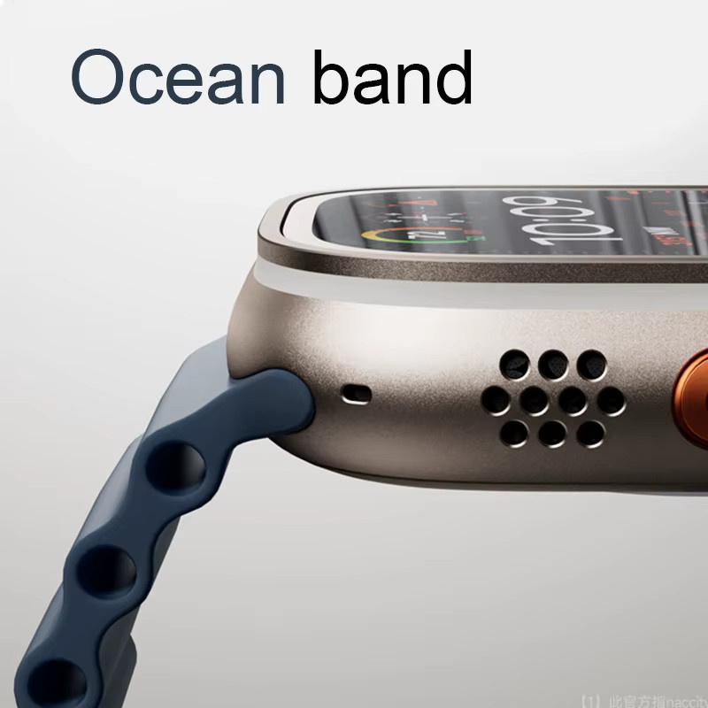 Ocean-Armband für Apple Watch, Schwarz, Unisex - Bild 3