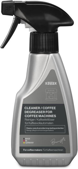 XavaX Spezialreiniger für Kaffeevollautomaten Coffee Clean mit Feinzerstäuber, Silber, 250 ml - Bild 1
